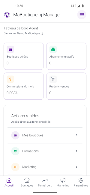 MaBoutique.bj Manager Screenshot 0