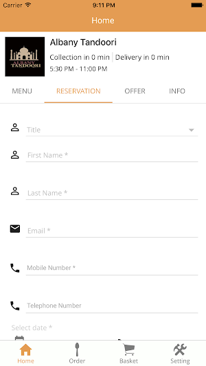 Albany Tandoori Screenshot 2