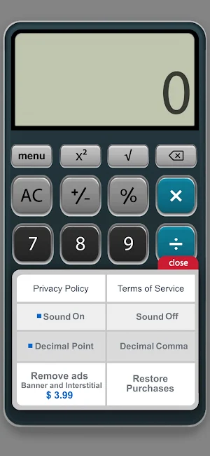 Basic Calculator Screenshot 3