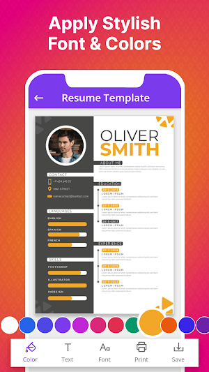 Resume Maker Professional PDF Screenshot 3
