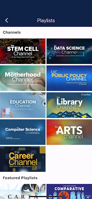 UCTV Videos and Podcasts Screenshot 1
