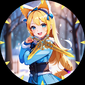 Winter Anime Girl Screenshot 1