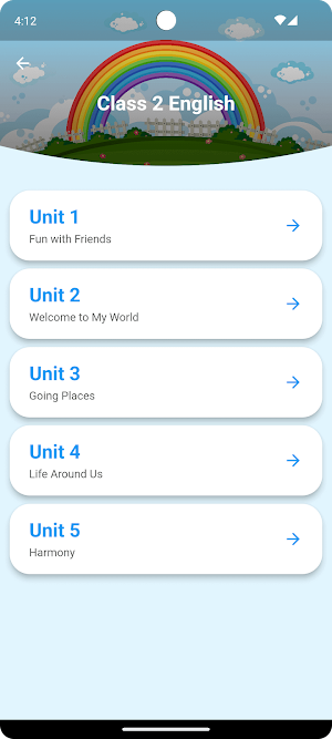 Class 2 English for 2024-25. Screenshot 1