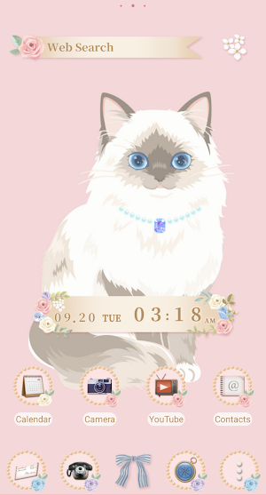 Royal Feline Theme +HOME Screenshot 3