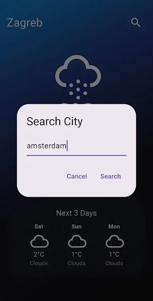 myWeather Screenshot 1