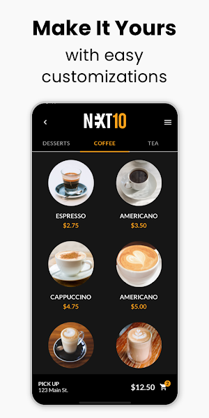 NEXT10 Cafe Screenshot 2