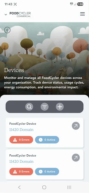 FoodCycler Screenshot 1