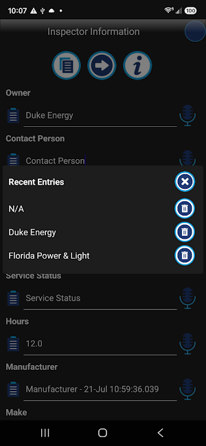 Crane Inspection Checklist Screenshot 2