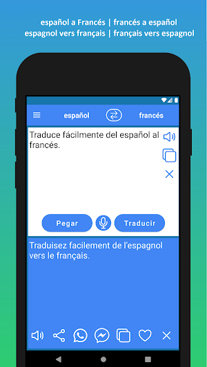 Spanish French Translator Screenshot 1