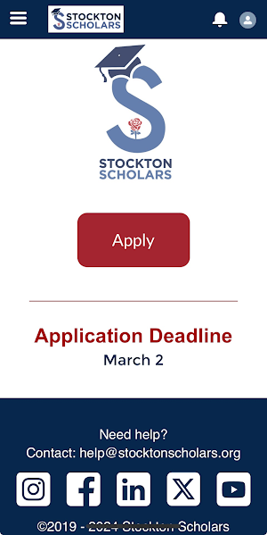 Stockton Scholars Screenshot 2