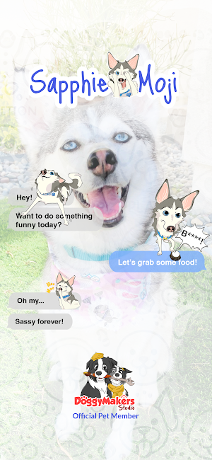 SapphieMoji - Sapphie Pomsky Screenshot 0