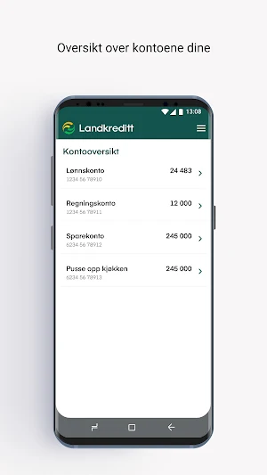 Bedrift Landkreditt Bank Screenshot 2