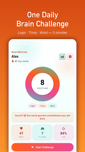 SMRT - Daily Brain Challenge Screenshot 0