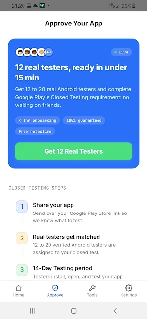 AppBanana - 12 Testers Screenshot 1