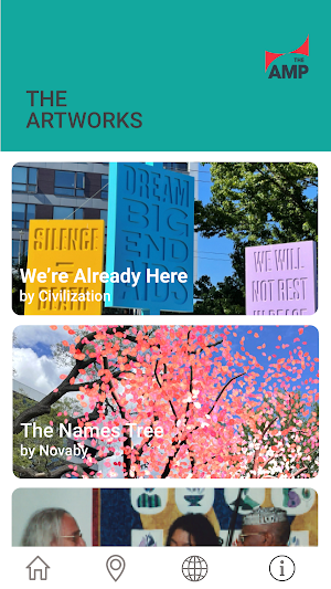The AMP App Screenshot 2