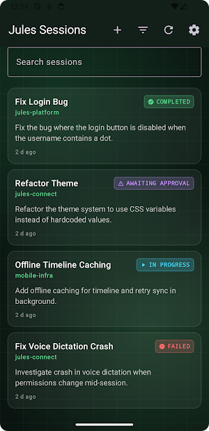 Pievra: AI Coding for Jules Screenshot 0