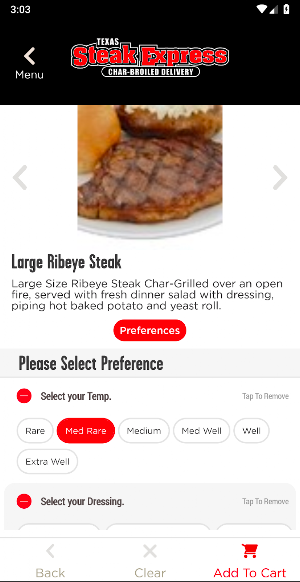 Texas Steak Express Screenshot 3