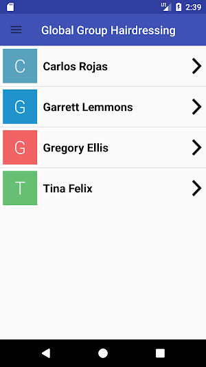 Global Group Hairdressing Screenshot 3