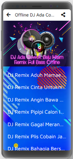 DJ Ada Cowok Baju Hitam Remix Full Bass Offline Screenshot 2