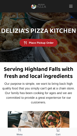 Delizia's Pizza Kitchen Screenshot 0