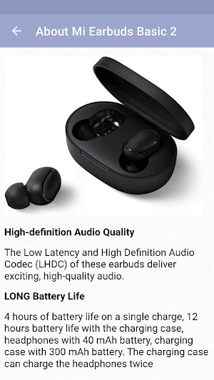 Mi Earbuds Basic 2 Guide Screenshot 1