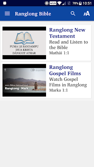 Ranglong Bible Screenshot 1