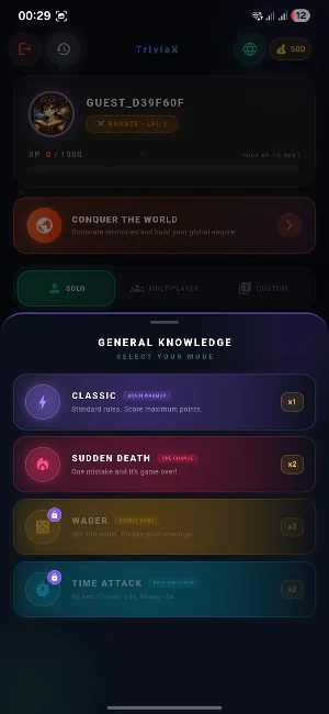 TriviaHub: 1v1 Quiz Battle Screenshot 2