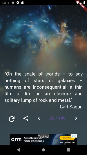 Carl Sagan Quotes Screenshot 1