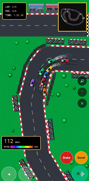 Pixel Car Racing Screenshot 2