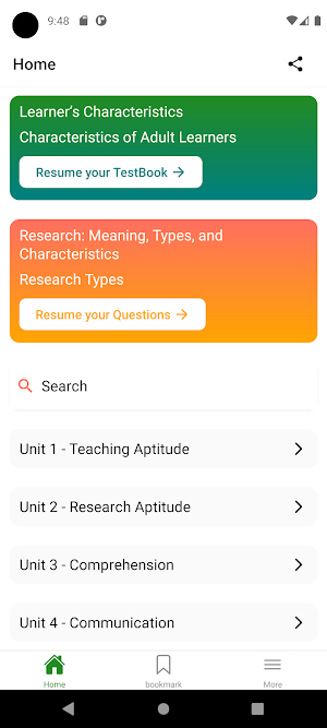 UGC NET Exam Prep - KalviApp Screenshot 0