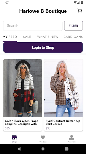 Harlowe B Boutique Screenshot 1