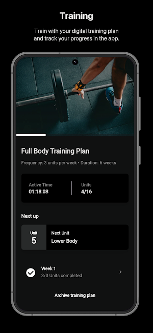 LB Fitness App Screenshot 3