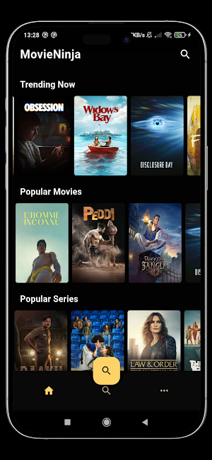 MovieNinja : Movies & TV Shows Screenshot 1
