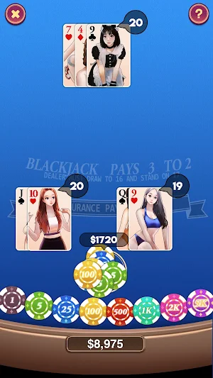 Sexy blackjack girls: make 21 Screenshot 3