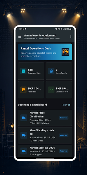 Equip Event Screenshot 1