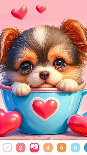 Love Color - Paint By Number Screenshot 2