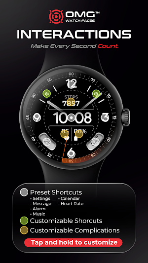 Minimal Watch Face OMG 381 Screenshot 2