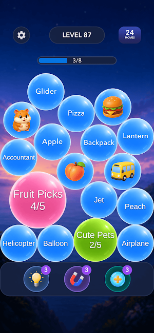 Word Pop Journey - Word Bubble Screenshot 0