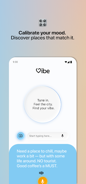 Vibe. Move Beyond the Map. Screenshot 2