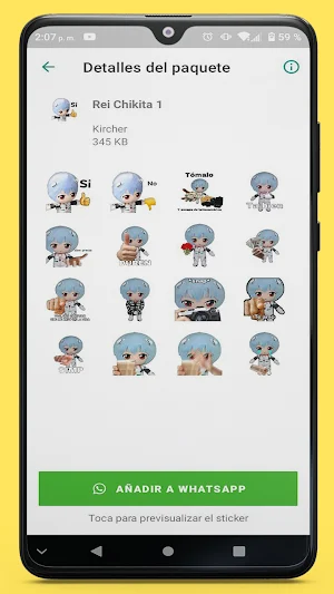 Rei Chiquita Stickers WA Screenshot 0
