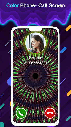 Color Phone - Call Screen Screenshot 1
