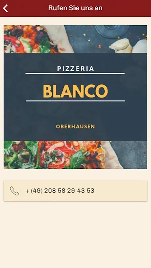 Pizzeria Blanco Oberhausen Screenshot 0