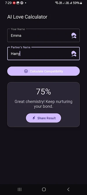 Love Calculator by Ronnaxa Screenshot 0