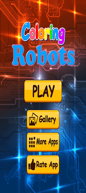 Robot Coloring Screenshot 1