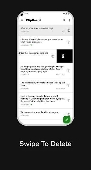 Clipboard - Copy Paste & Notes Screenshot 1