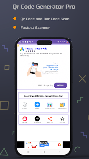 Fast QR Code Creator & Scanner Screenshot 0