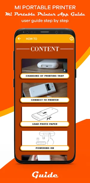 Mi Portable Printer App Guide Screenshot 0