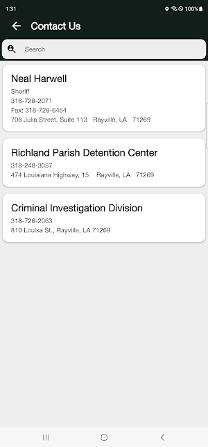 Richland Parish Sheriff, LA Screenshot 1