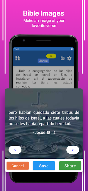 Spanish English Bible screenshot 3