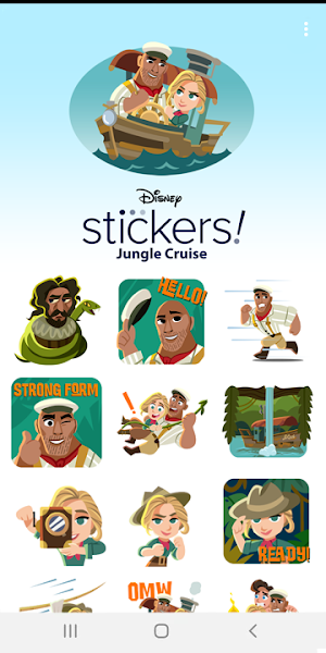 Disney Stickers: Jungle Cruise Screenshot 0